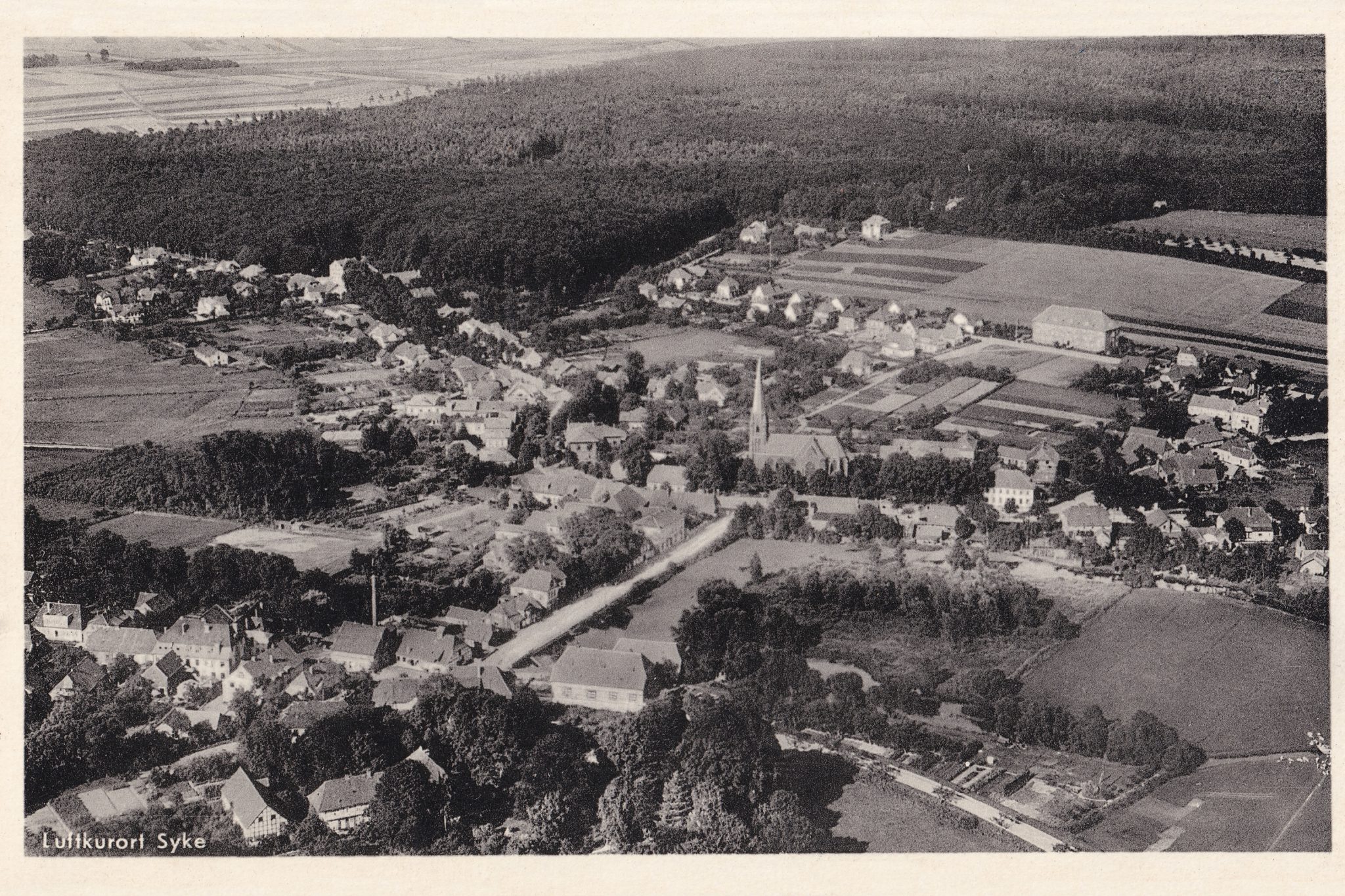 Syke     Luftbild     Ansichtskarten-Syke